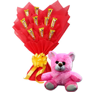 Chocolate bouquet and Bear