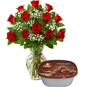 (35) Roses and ice cream