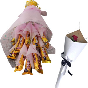 Rose and Chocolate bouquet