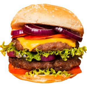 Double The Beef Burger