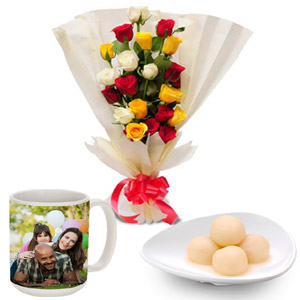 (22) Flower's W/ Sweets & Mug