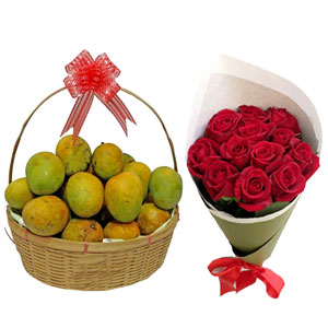 (07) 5 Kg Mango W/ Roses