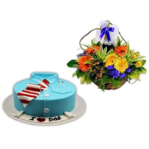 (11) Cake W/ Flower Basket
