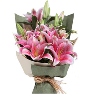 Lilies in Bouquet