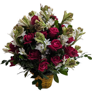 Royal Blooms Basket