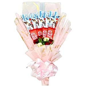 Rose and Mixed Chocolate bouquet