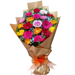 Multicolor Gerbera Bouquet