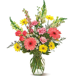 (86) Mixed flower in a vase