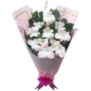 White Orchid Bouquet