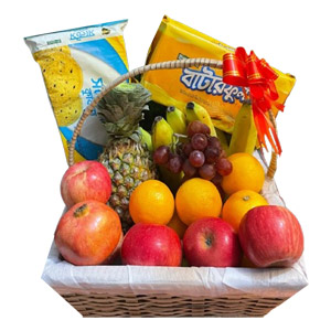 (15) Fruit & Treat Basket