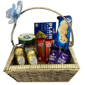Crackers and chocolate Basket