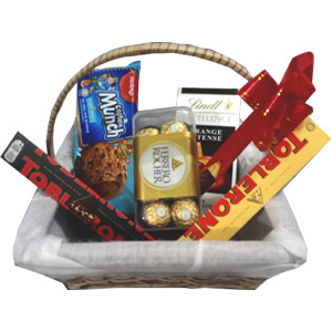 Chocolate & cookies Basket