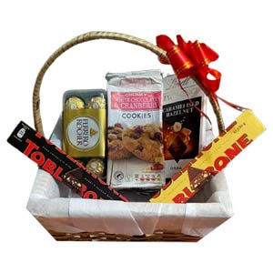 Chocolate & Cookie Gift Basket