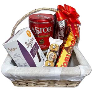 Chocolate & Cookie Gift Basket