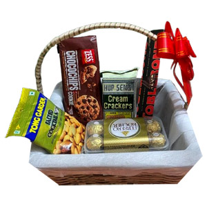 Chocolate & Snack Delight Basket
