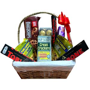 Chocolate & Snack Gift Basket