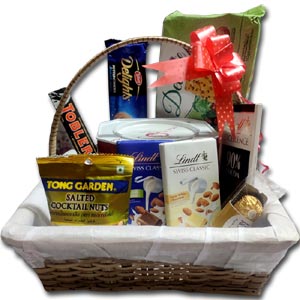 Exclusive gourmet basket