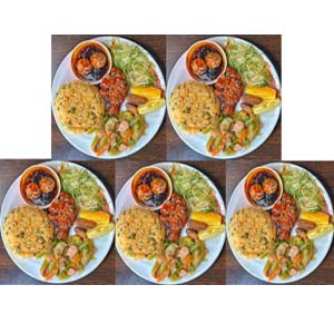 (009) Pizza burg iftar platter for 5 persons