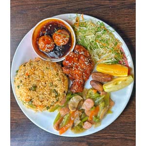 (005) Pizza burg iftar platter