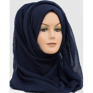 Navy blue scarf