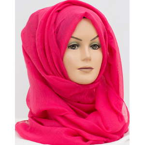 Pink color scarf