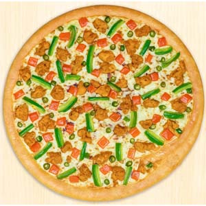 Masala Chicken Tikka Pizza Family