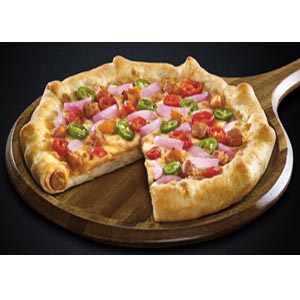 BBQ Chicken Sausage Stuffed Crust Pizza Family