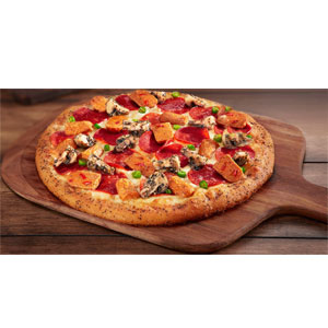 Domino's- American favorite feast pizza medium size