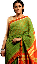 (0007) Half Silk Sharee