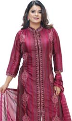 (37) Silk Salwar Kameez