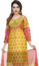 (40) Katan Salwar Kameez