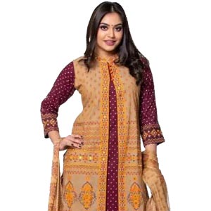 Lilen Salwar Kameez