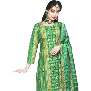 (22) Half-Silk Salwar Kamiz
