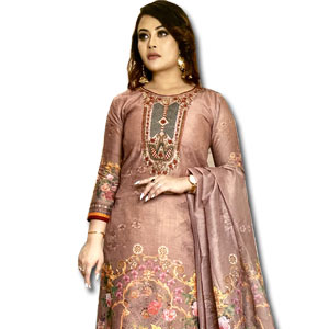 Half-Silk Salwar kamiz
