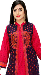(50) Jorjet & Lilen combination Salwar Kameez