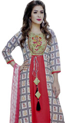 Lilen Salwar Kameez