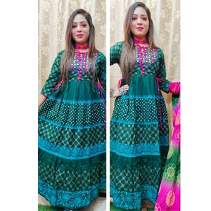 (36) 2 Piece Cotton Dress