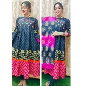 (37) 2 Piece Cotton Dress