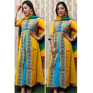 (39) 2 Piece Cotton Dress
