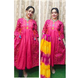 (41) 2 Piece Cotton Dress