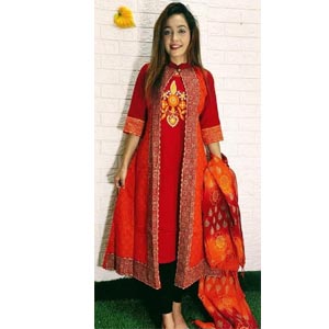 (42) 2 Piece Cotton Dress