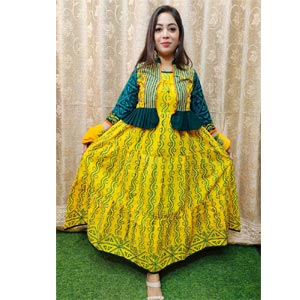 (27) 2 Piece Cotton Dress