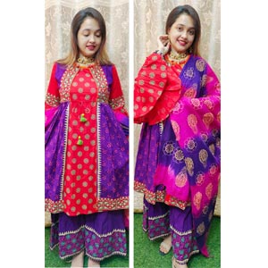 (51) 3 Piece Cotton Dress
