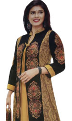 Lilen & jorjet combination Salwar Kameez