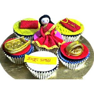 Cupcake for gaye holud