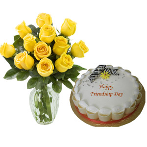 Flowers W/ Cake