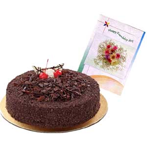 Chocolate lady cake W/ card