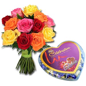 (19) Flowers W/ Chocolates
