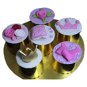 Cupcake for baby girl's Birthday
