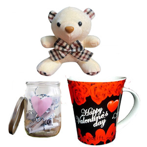Bear W/ Message in a jar  & Mug
